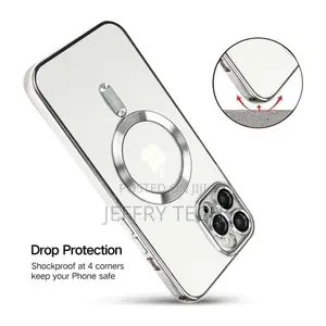 Case for iPhone 12 Pro Max Magnetic - Magsafe -Silver Edge