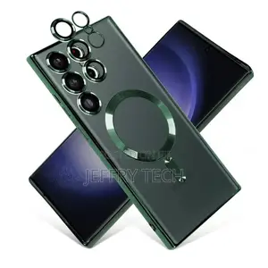 Samsung S23 Ultra Green Outline Magsafe - Camera Protectio