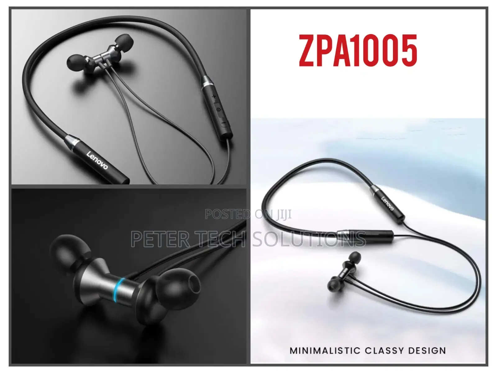 LENOVO He05 Neckband Bluetooth Headset WATERPROOF