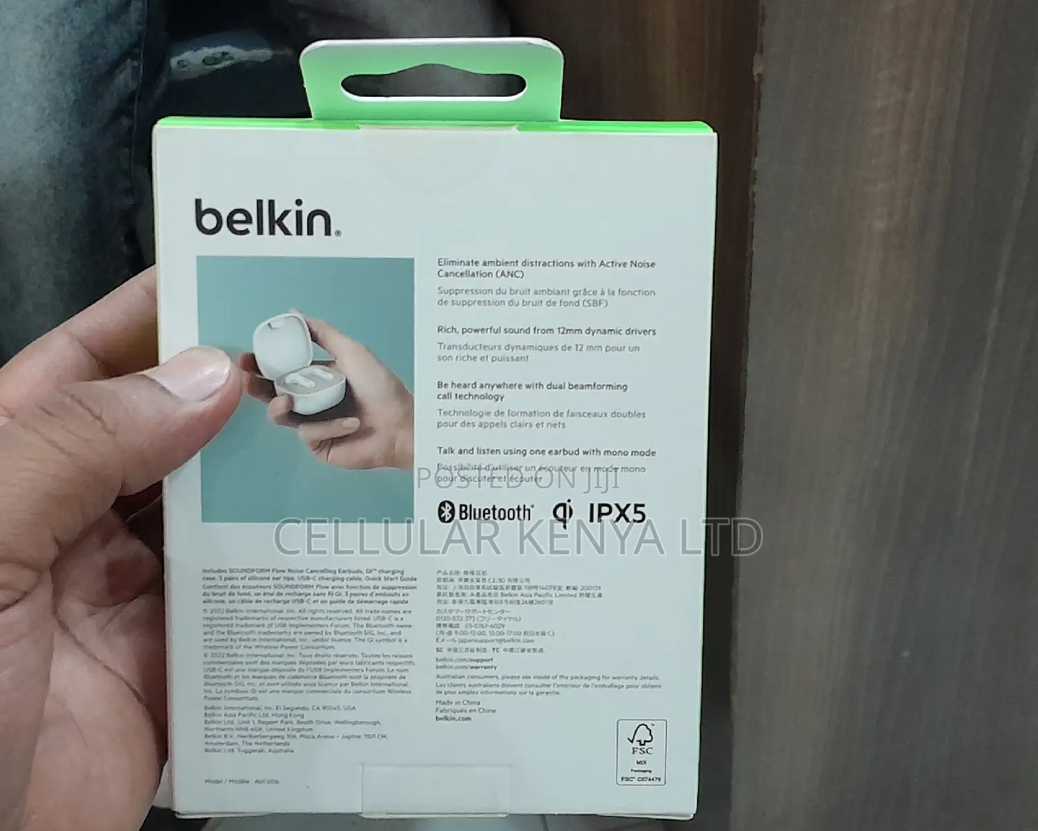 Belkin Soundform Flow Noise Cancelling Earbuds