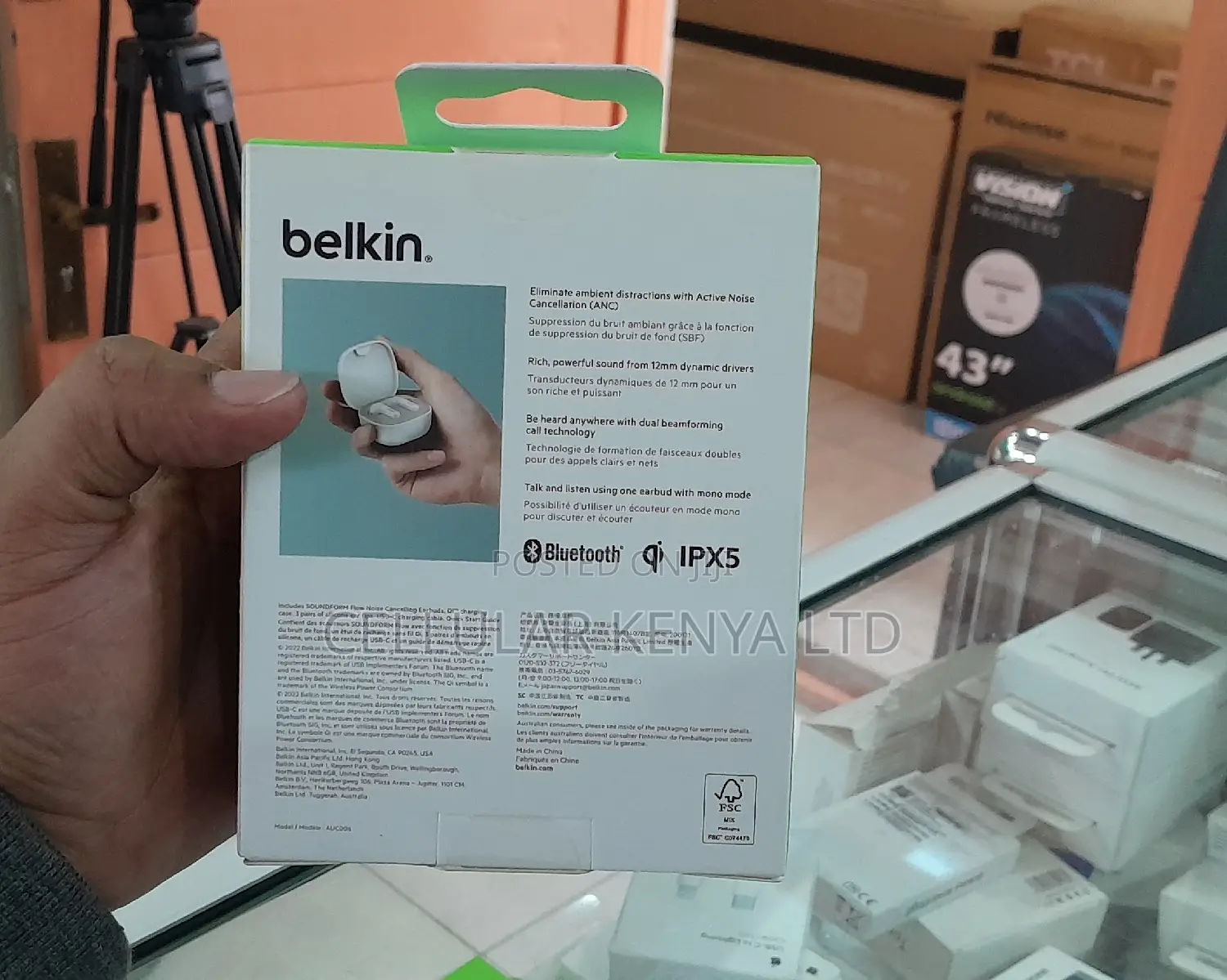 Belkin Soundform Flow Noise Cancelling Earbuds