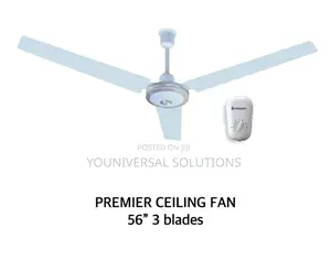 Ceiling Fan 56 "With 3 Blades - Premier