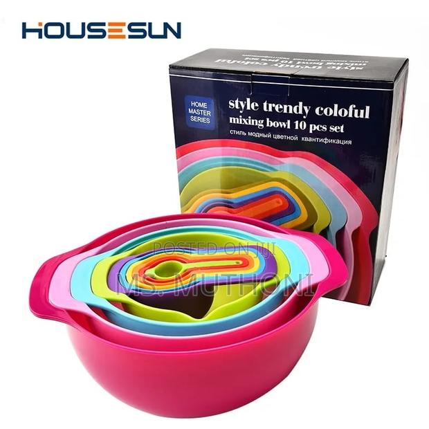 10pcs Cake Mixing Bowl Set - main view