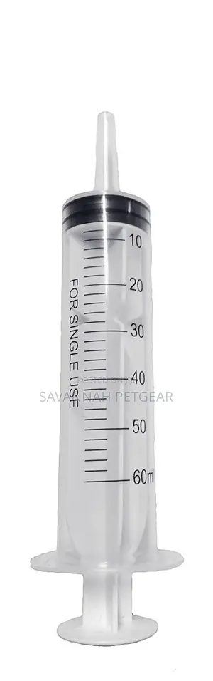 60ml Plastic Syringe With Catheter Tip - 50pcs