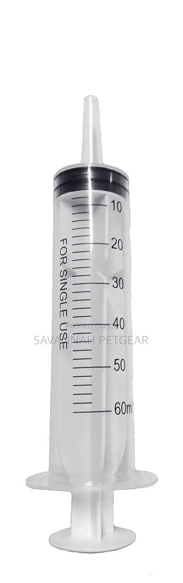 60ml Plastic Syringe With Catheter Tip - 50pcs