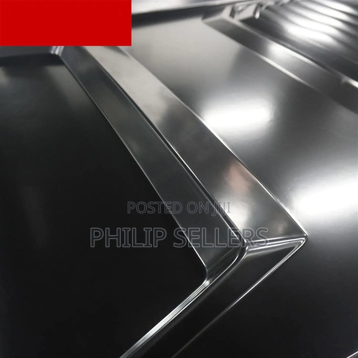 Big Matte Black Bonnet Hood Scoop for Fordd Ranger Wildtrak