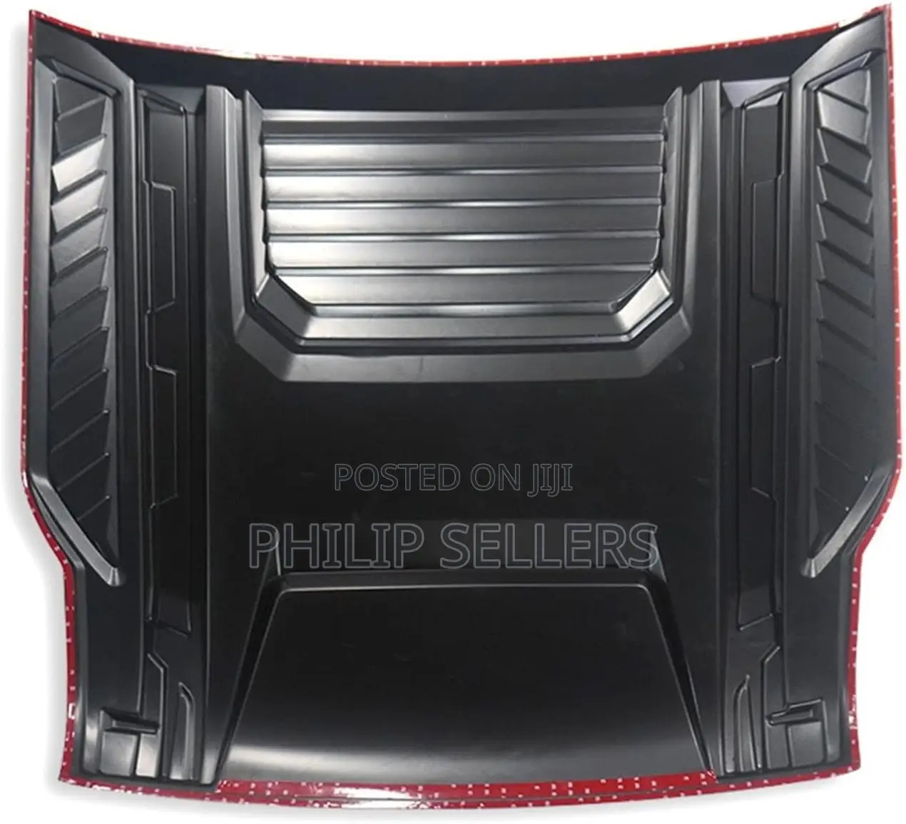 Big Matte Black Bonnet Hood Scoop for Fordd Ranger Wildtrak