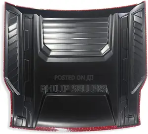 Big Matte Black Bonnet Hood Scoop for Fordd Ranger Wildtrak