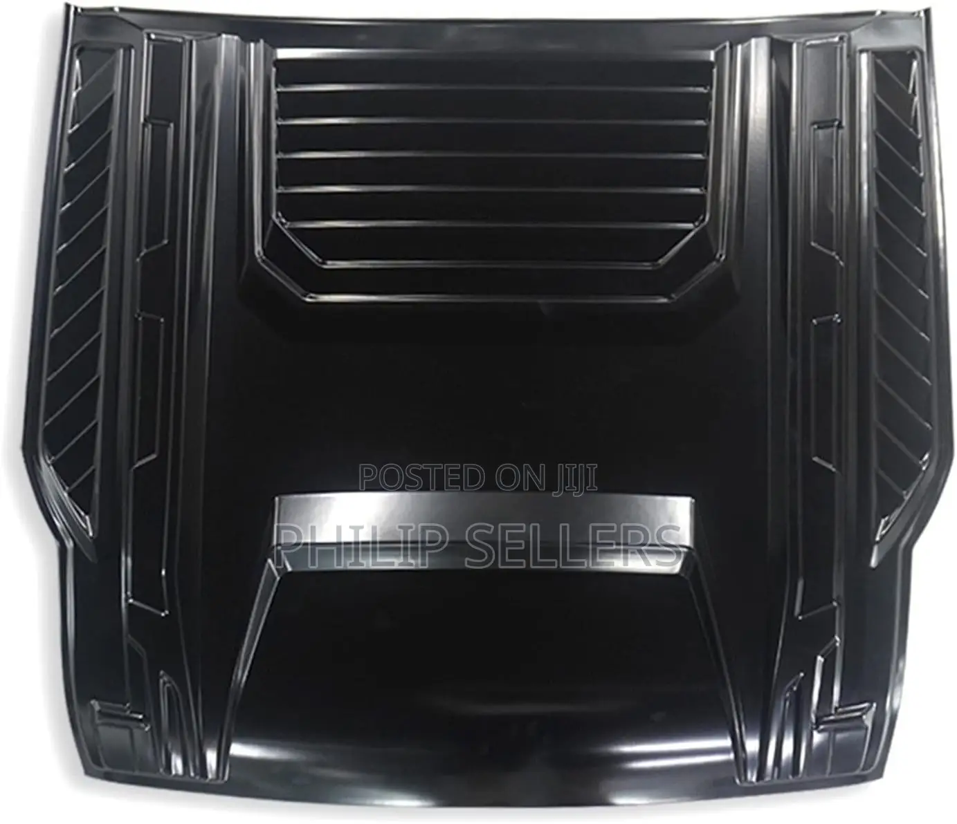 Big Matte Black Bonnet Hood Scoop for Fordd Ranger Wildtrak