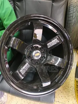 Size 17 Inches Black Offset Subaru Alloy Rims Set