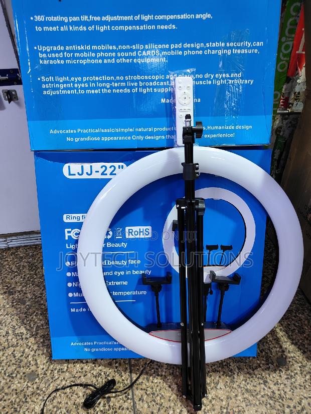 80 Watts 22 INCHES RINGLIGHT With Tripod Stand - main view