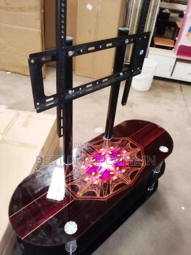 Glass Tv Stand With Wall Mount