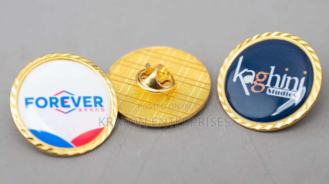 Round Lapel Pins