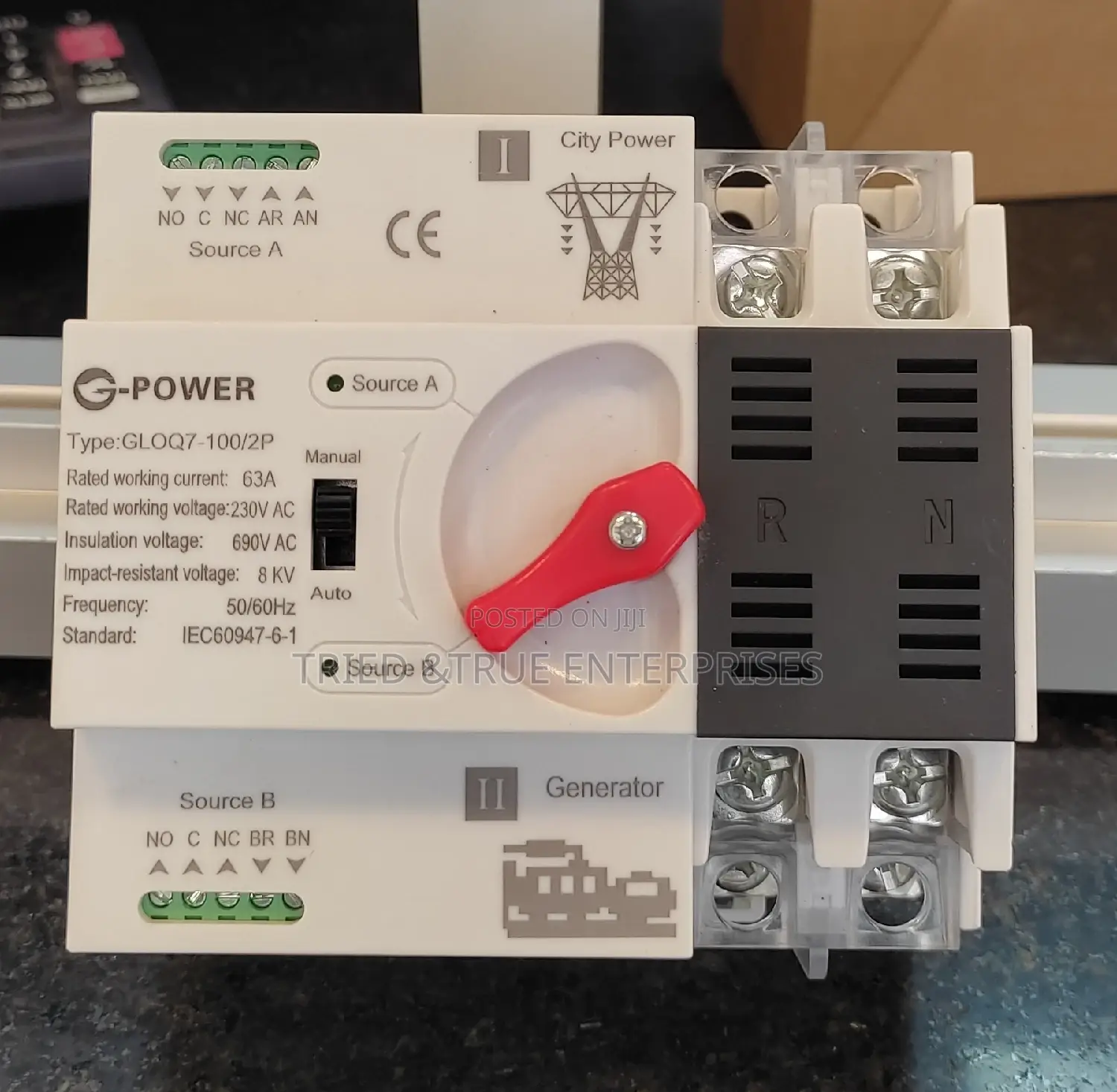 Automatic Transfer Switch 63amps Single Phase