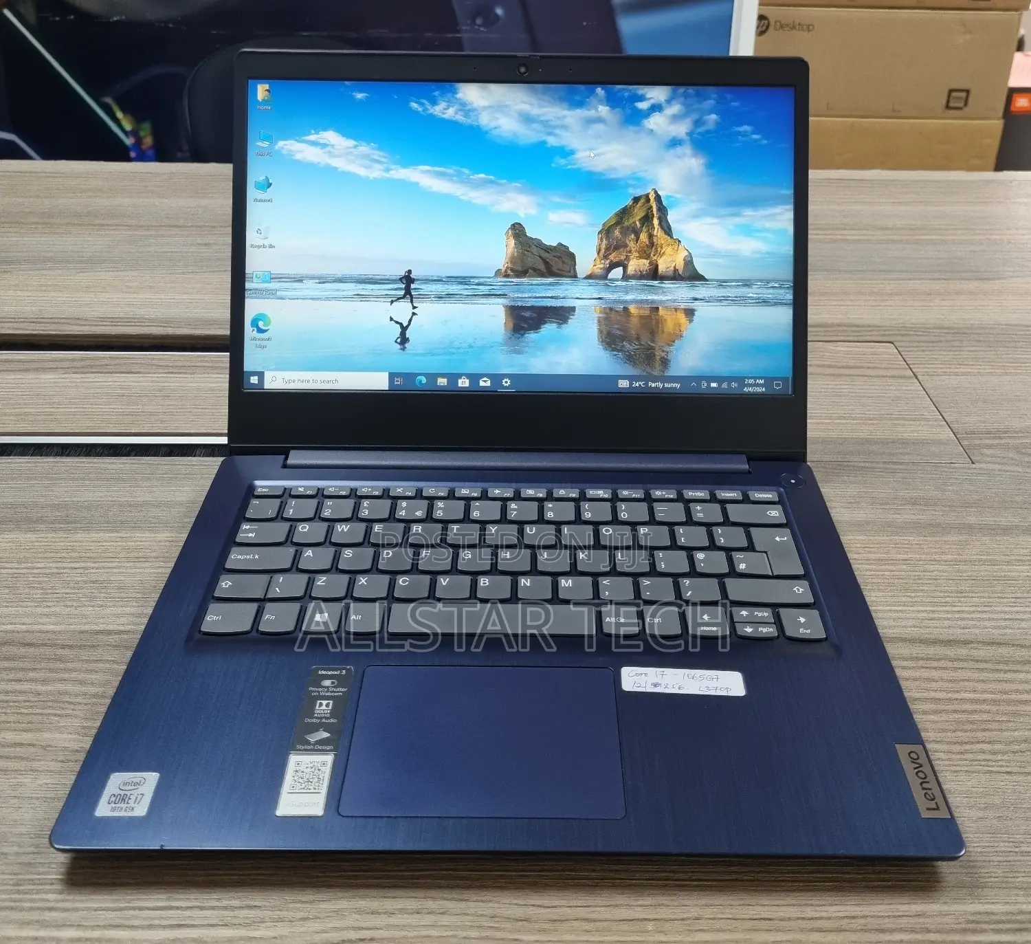 Laptop Lenovo Ideapad 3 12GB Intel Core I7 SSD 256GB