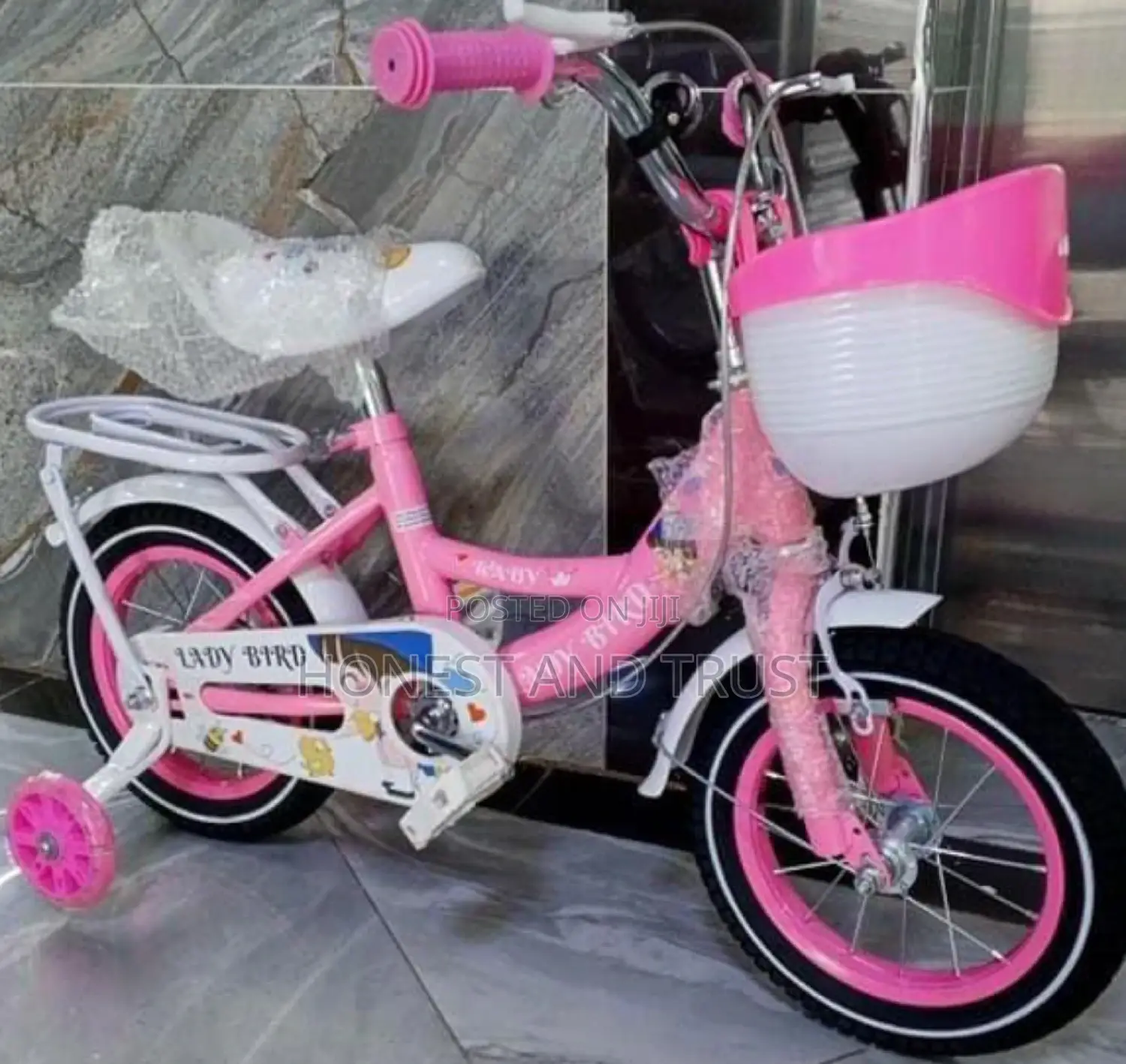 Pink Lady Kids Size 12 Bike