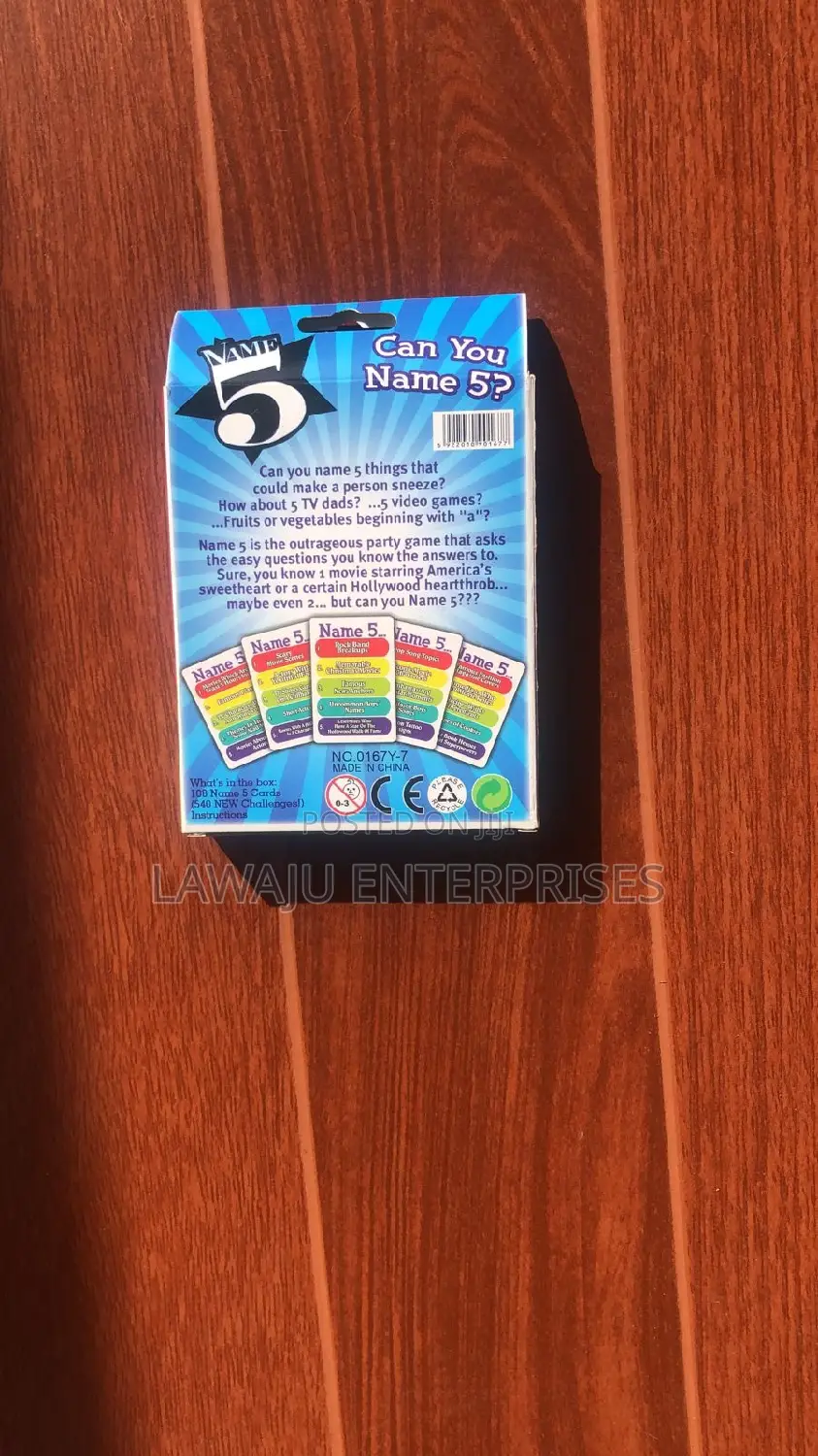 Name 5 Outrageous Party Game