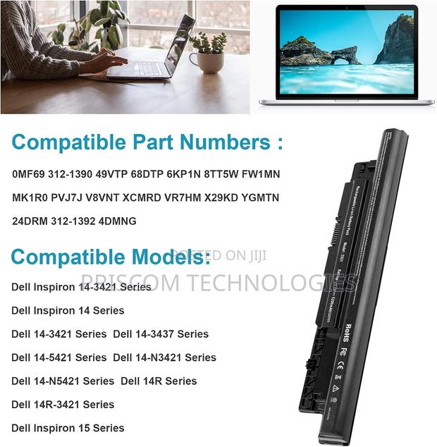 Dell Inspiron 15 3521 3421 2521 3537 3445 3449 XCMRD Battery
