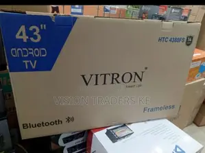 Vitron Vitron 43 Inches Smart Android Frameless Tv Fullhd.
