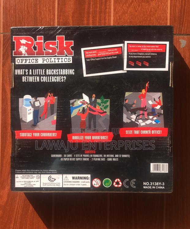 Office Politics Risk Board Game - main view