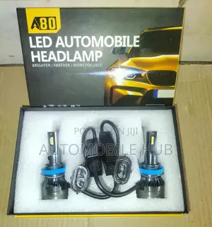 H11 LED Automobile Headlamp Bulb 2pcs 3 Colors