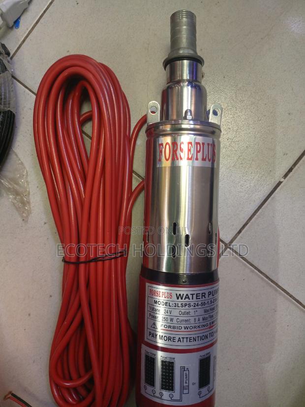 Submersive Solar Pumps.