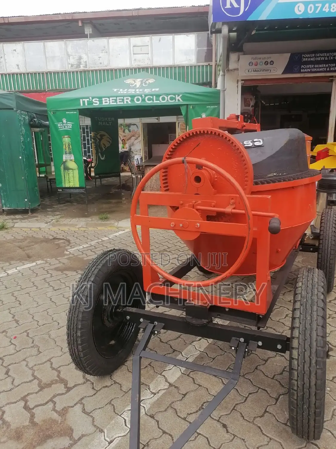 Indian Heavy Concrete Mixer 500 L Air Cooled #Engine