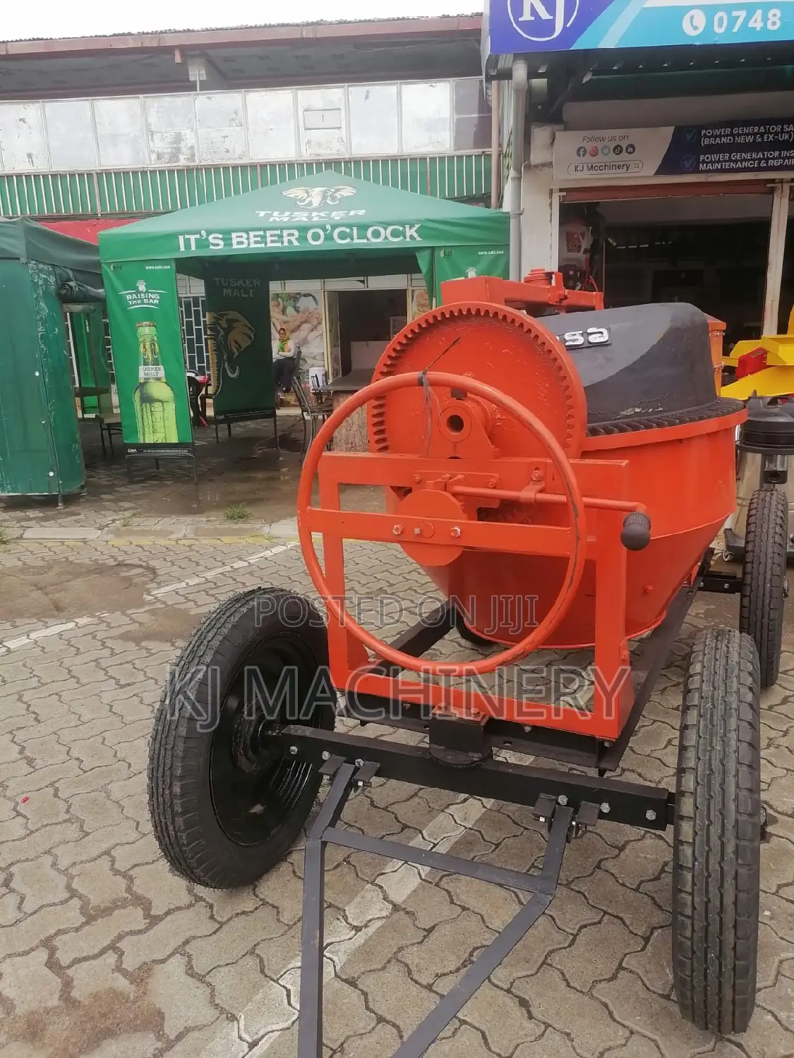Indian Heavy Concrete Mixer 500 L Air Cooled #Engine