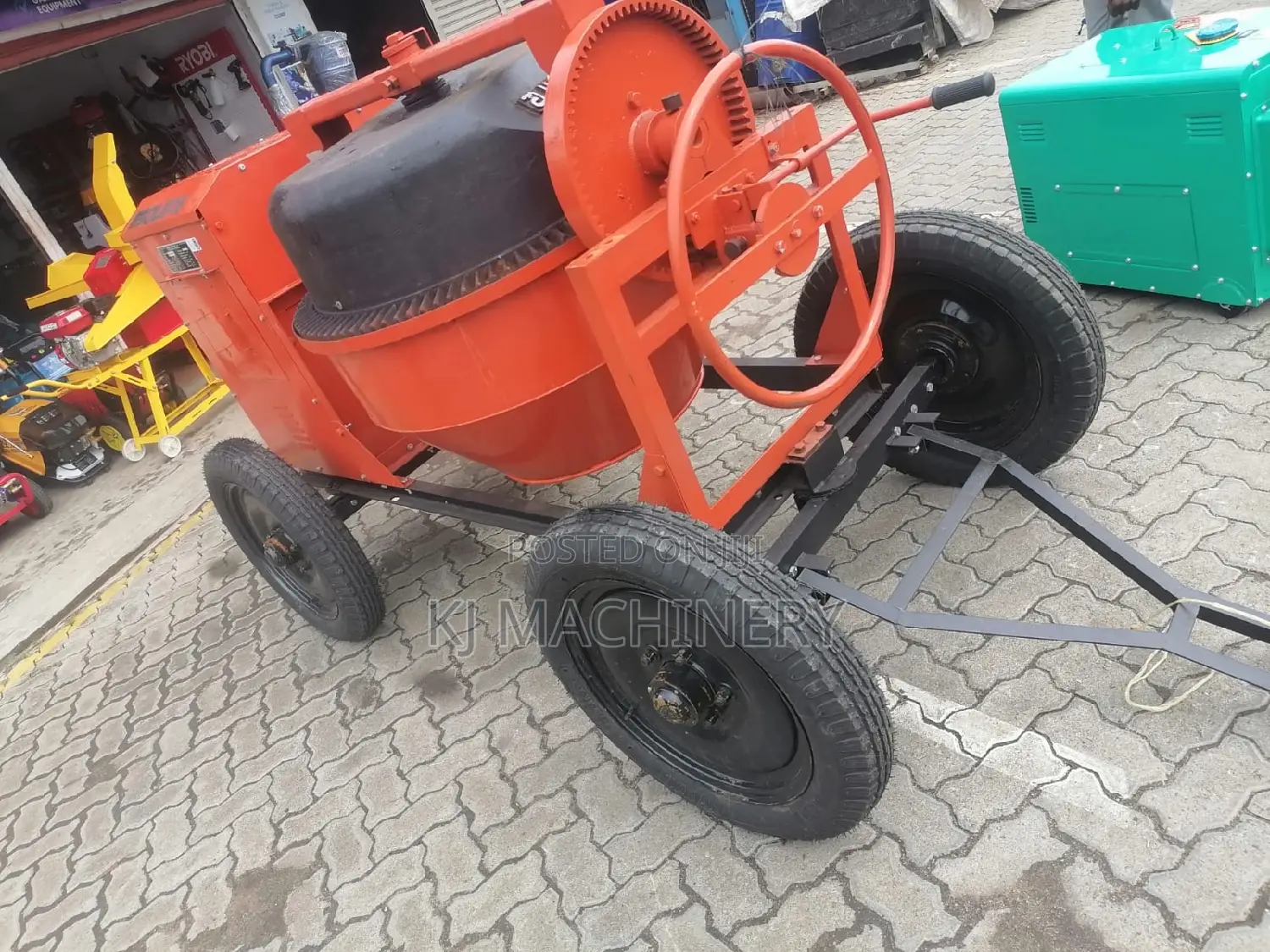 Indian Heavy Concrete Mixer 500 L Air Cooled #Engine