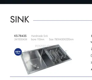 Kitchen Sink Double Bowl - Heavy Guage