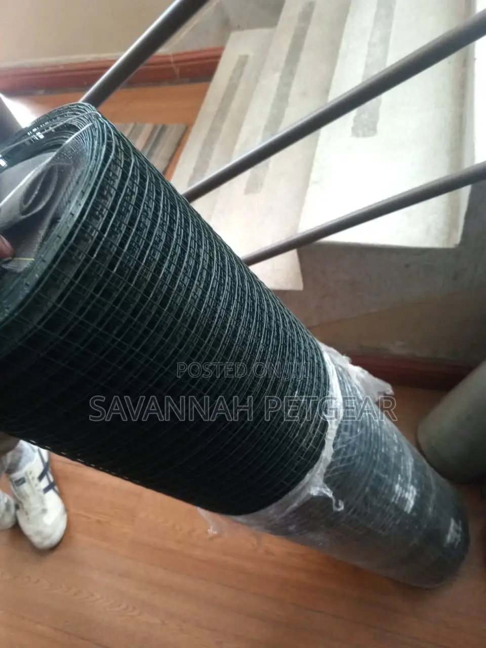 PVC Coated Welded Mesh Green 21g X 1/2" X 1/2" X 1 X 17 MTR