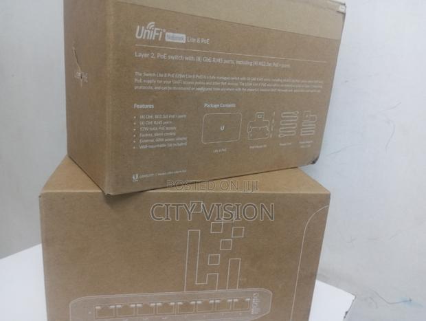 Unifi Ubiquiti Switch Lite 8poe(Usw-Lite-8-Poe) Ubiquiti !!
