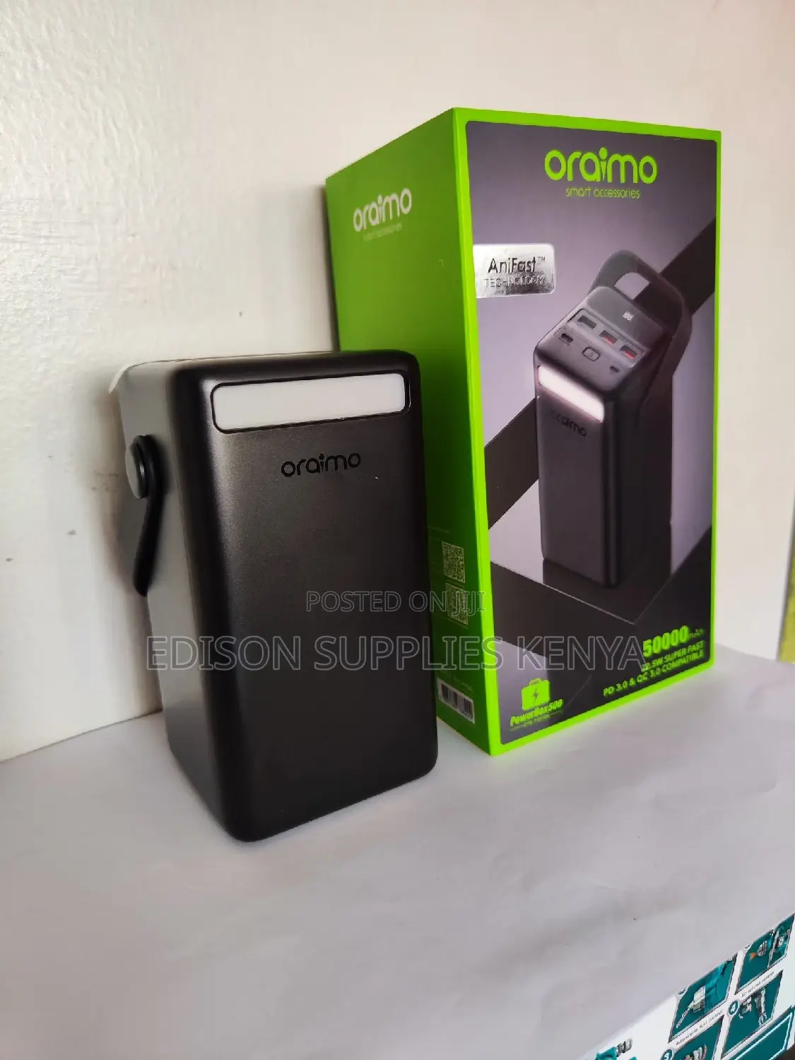 Power Bank 50000mah Oraimo Powerbox500 Fast Charging 22.5W