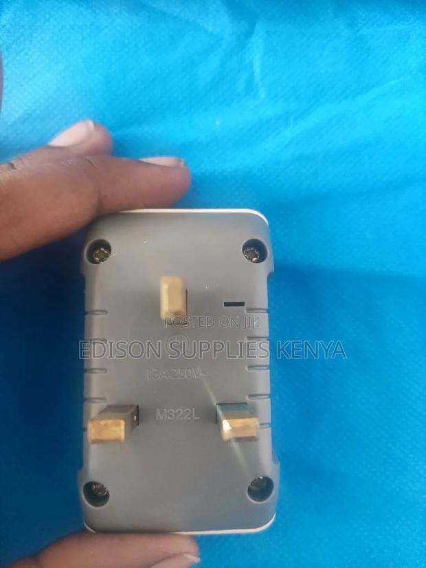 Multiplug Extension Universal Adapter Wall Socket Extension - thumbnail 3