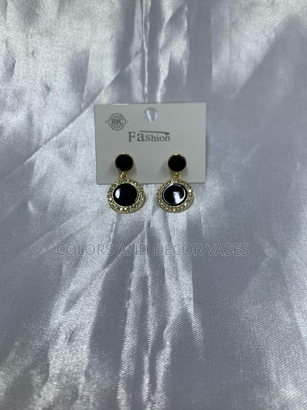 Black Gold Earrings - main view