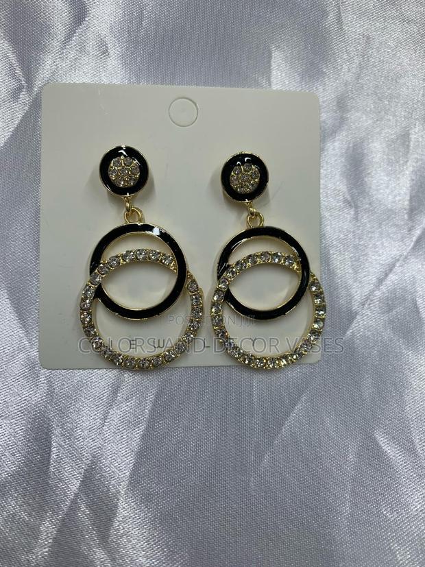 Black Gold Earrings - thumbnail 3