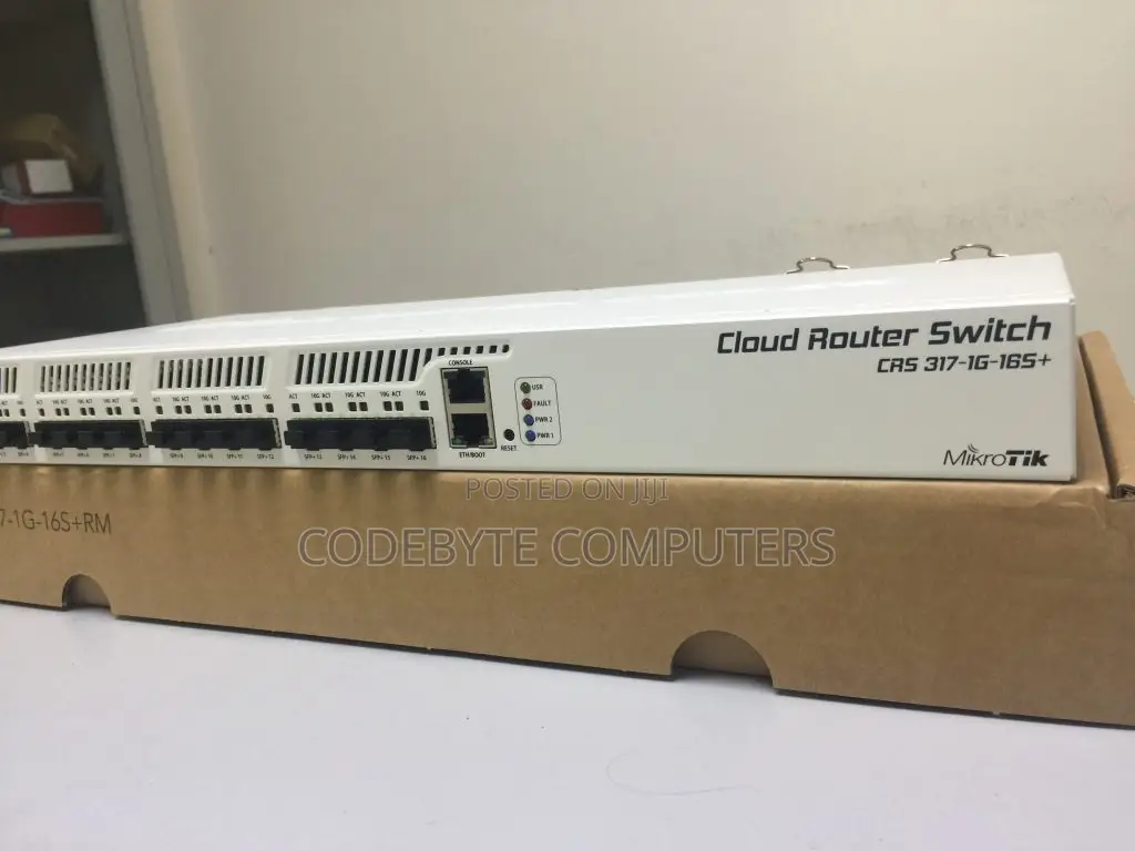 Mikrotik Cloudrouter Switch CRS317-1G-16S+RM Rack-Mountable