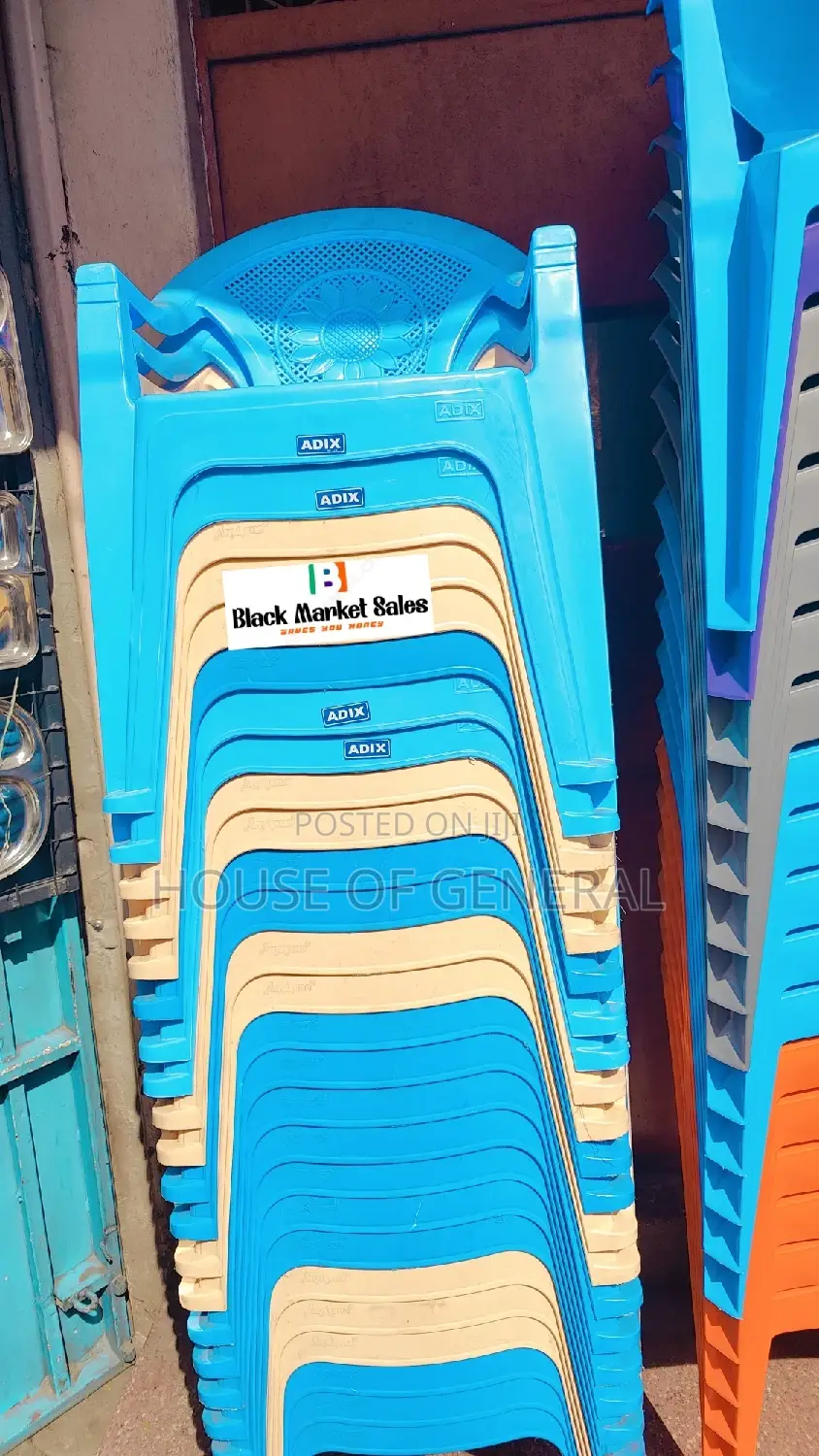 Strong Adix Plastic Chairs With Arms