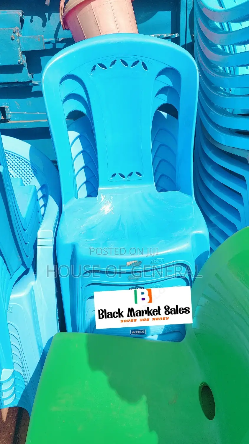 Adix Armless Plastic Chairs
