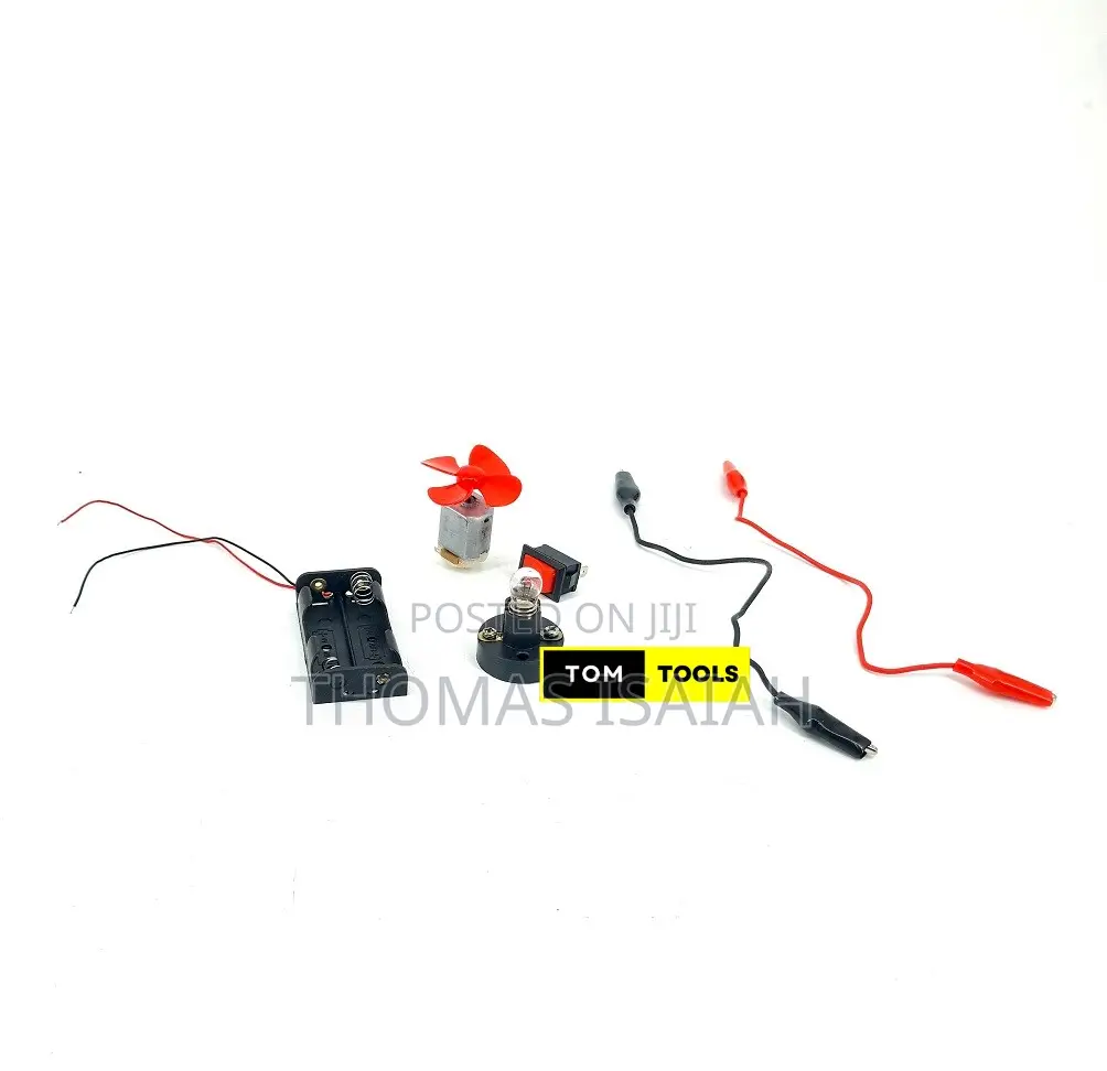 Electric Circuit Learning Kit With Motor for Basic Science E