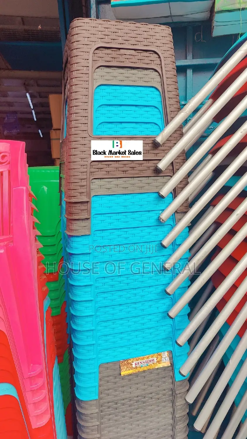 Strong Bamboo Plastic Stools