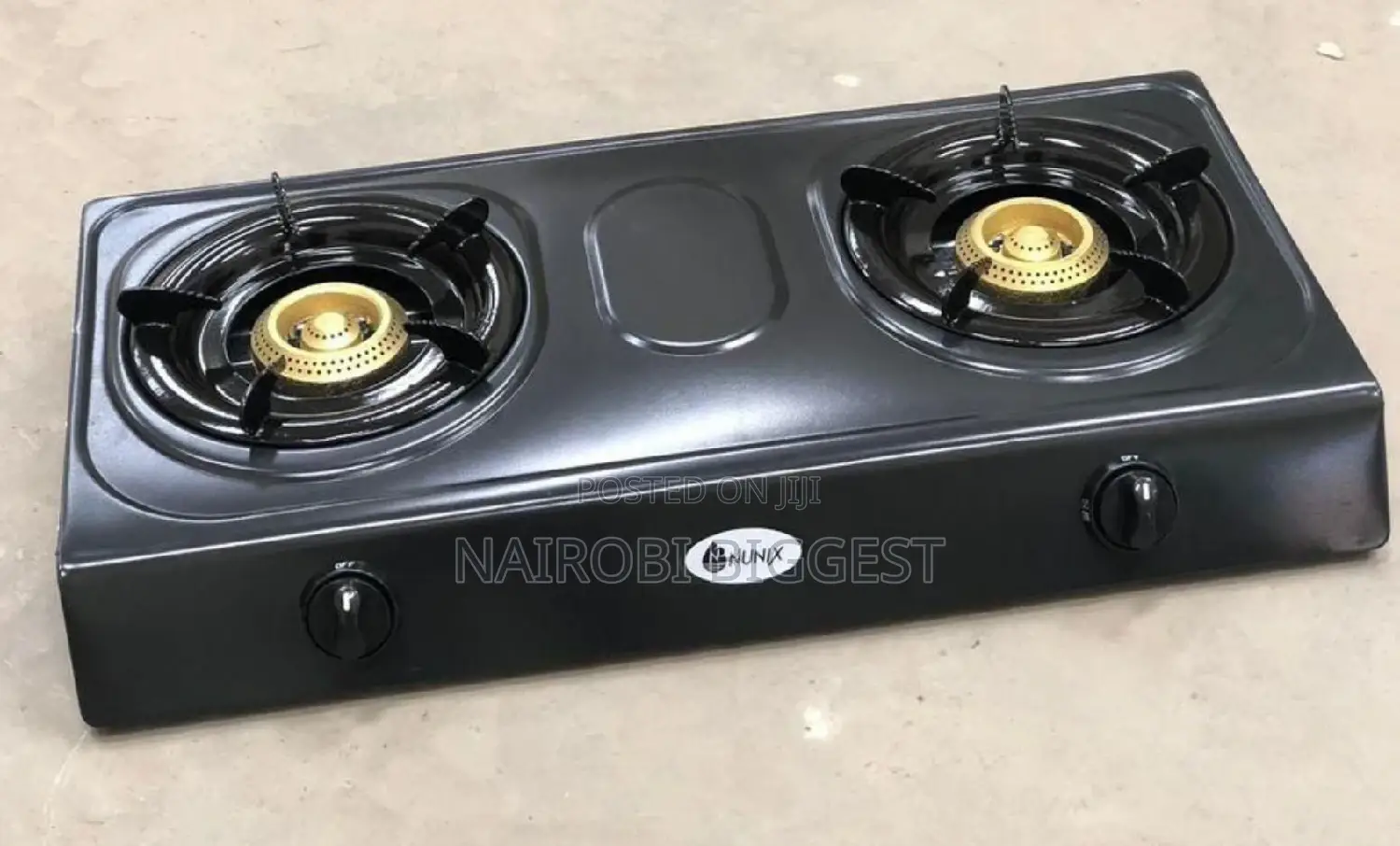 Nunix Stainless Two Burner Cooker
