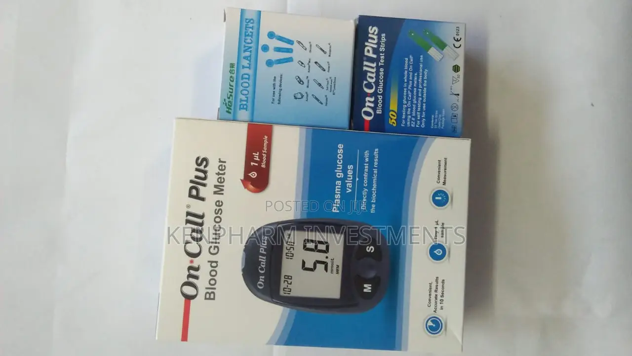 Blood Sugar Machine + Strips and Lancet