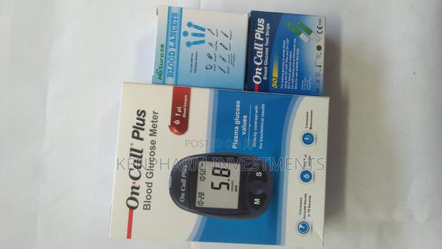 Blood Sugar Machine + Strips and Lancet - main view