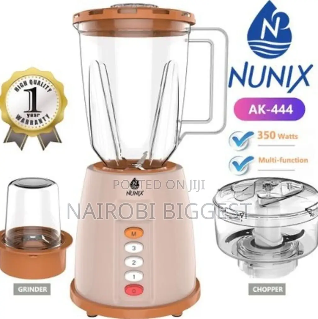 Nunix Ak 444 Amazing 3 In 1 Blender