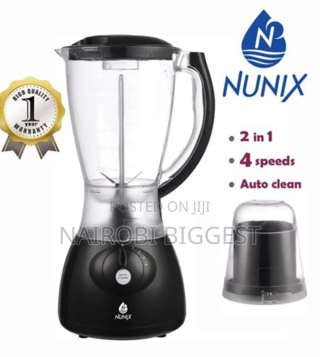 Nunix 2 In 1 Blender With Grinder