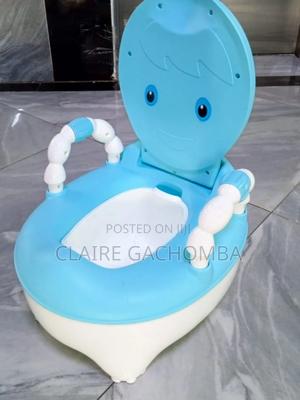 Blue Potty Available With Handle - thumbnail 2