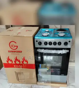 Silver 50*55 3+1 Eurochef Free Standing Cooker Electric Oven