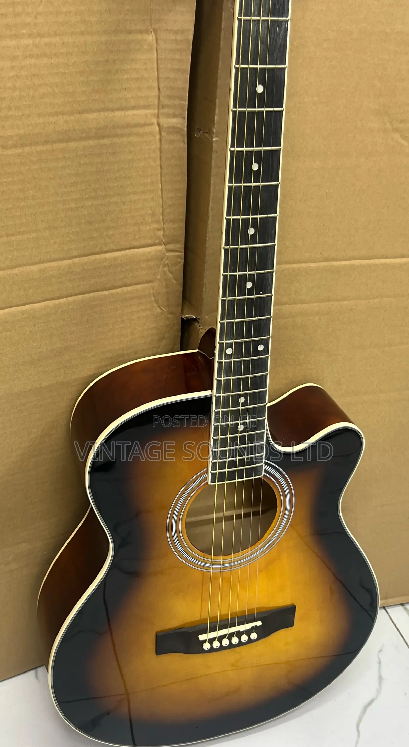 Ibanez 6 String Acoustic Guitar Cutaway 40 Inch