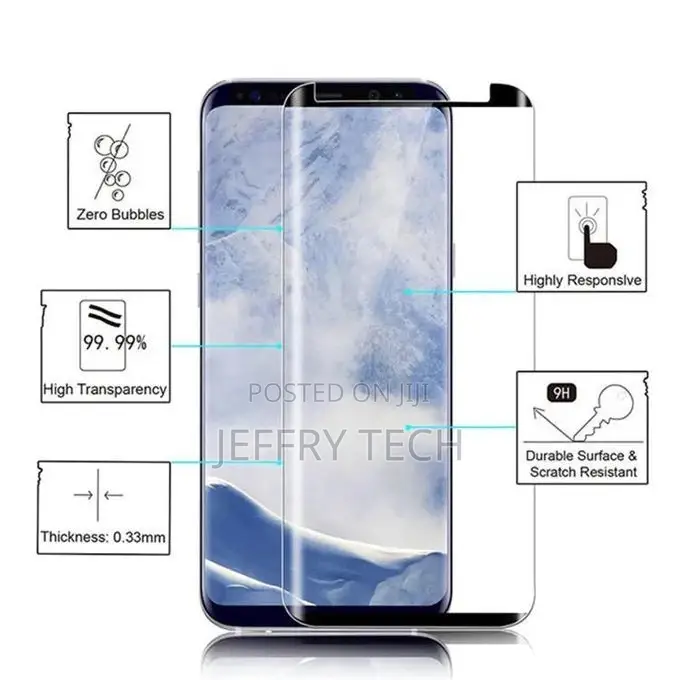 Glass Pour Samsung S22 Ultra Curved-Anti Casse 9H -Full Glu